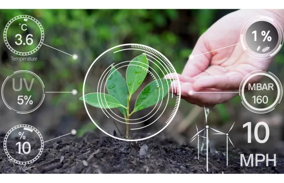 smart gardening tech used in smart plant sensors